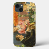 Oud Kerstmis, Victoriaans familiediner Case-Mate iPhone Case (Achterkant)