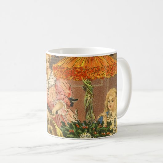 Oud Kerstmis, Victoriaans familiediner Koffiemok (Voorkant rechts)