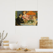 Oud Kerstmis, Victoriaans familiediner Poster (Keuken)