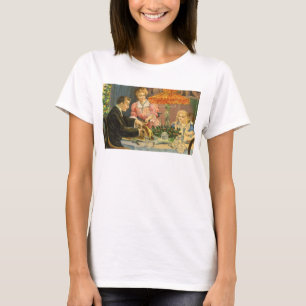 Oud Kerstmis, Victoriaans familiediner T-shirt