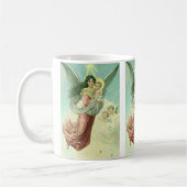 Oud Kerstmis, Victoriaanse engel met baby Jezus Koffiemok (Links)