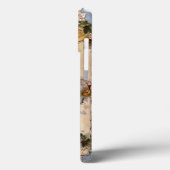 Oud Kerstmis, Victoriaanse engel met gouden bellen Case-Mate iPhone Case (Achterkant / Links)