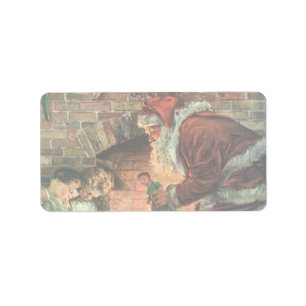 Oud Kerstmis, Victoriaanse Kerstman Kinderen Etiket
