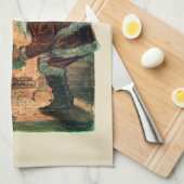 Oud Kerstmis, Victoriaanse Kerstman Kinderen Theedoek (Quarter Fold)