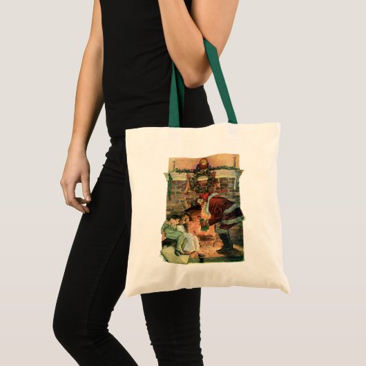 Oud Kerstmis, Victoriaanse Kerstman Kinderen Tote Bag (Voorkant (product))