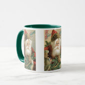 Oud Kerstmis, Victoriaanse Kerstman met Dennentakk Mok (Voorkant links)