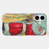 Oud Kerstmis, Victoriaanse Kerstman met Speelgoed Case-Mate iPhone Case (Achterkant (horizontaal))