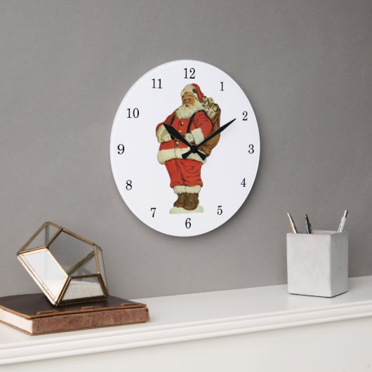 Oud Kerstmis, Victoriaanse Kerstman met Speelgoed Grote Klok (Kantoor)