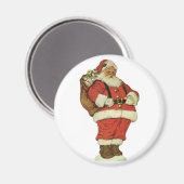 Oud Kerstmis, Victoriaanse Kerstman met Speelgoed Magneet (Voorkant / Achterkant)