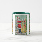Oud Kerstmis, Victoriaanse Kerstman met Speelgoed Mok (Midden)