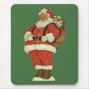Oud Kerstmis, Victoriaanse Kerstman met Speelgoed Muismat