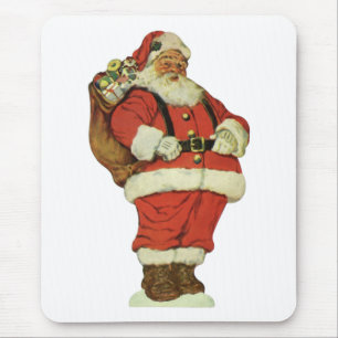 Oud Kerstmis, Victoriaanse Kerstman met Speelgoed Muismat