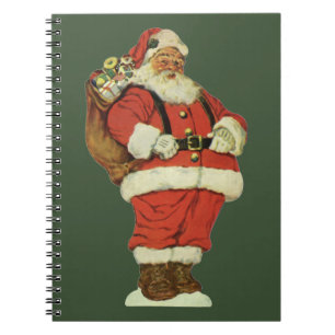 Oud Kerstmis, Victoriaanse Kerstman met Speelgoed Notitieboek