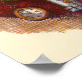 Oud Kerstmis, Victoriaanse Kerstman Met Speelgoed Poster (Hoek)