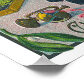 Oud Kerstmis, Victoriaanse Kerstman met Speelgoed Poster (Hoek)
