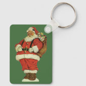 Oud Kerstmis, Victoriaanse Kerstman met Speelgoed Sleutelhanger (Achterkant)