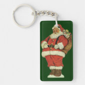 Oud Kerstmis, Victoriaanse Kerstman met Speelgoed Sleutelhanger (Voorkant)