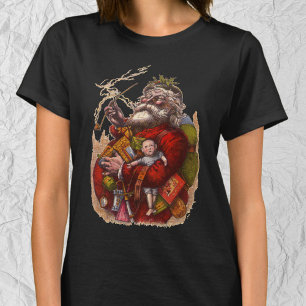 Oud Kerstmis, Victoriaanse Kerstman Pijp Speelgoed T-shirt