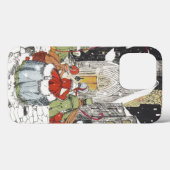 Oud Kerstmis Victoriaanse mensen op weg naar de ke Case-Mate iPhone Case (Achterkant (horizontaal))