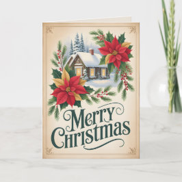 Oud Kerstmis Wereld Kerstmis 1 Kaart