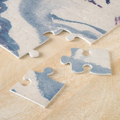 Oud Kerstmis, Winterdorp Sneeuwlandschap Sneeuw Legpuzzel (Zijkant)