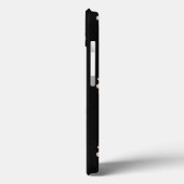 Oud kerstpatroon, jolige kerstman Case-Mate iPhone case (Achterkant / Links)