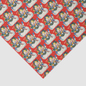 oud kerstsneeuwstel tissuepapier (Detail)