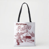 Oud Kerstvakantie Tote Bag (Voorkant)