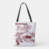 Oud Kerstvakantie Tote Bag (Achterkant)