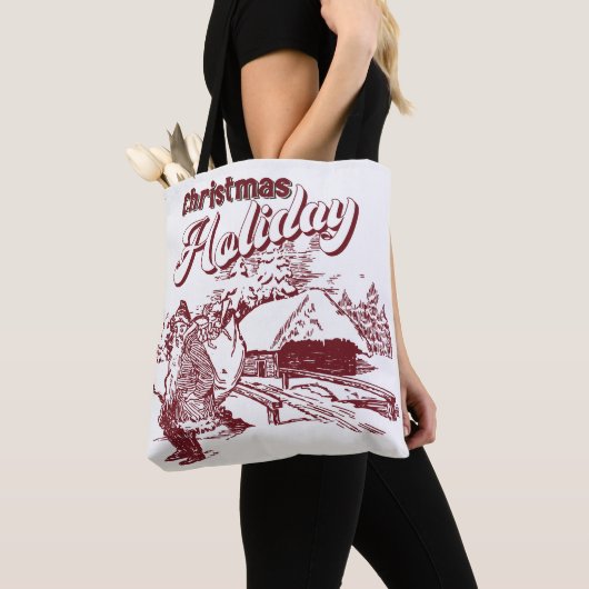 Oud Kerstvakantie Tote Bag (Dichtbij)