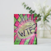 Oud kinderboek Mixed Media Collage Briefkaart (Staand voorkant)