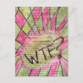 Oud kinderboek Mixed Media Collage Briefkaart (Voorkant)