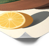 Oud Klassiek Caesar Salade Poster – Retro Keuken K (Hoek)