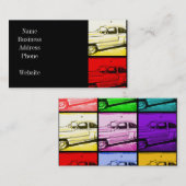 Oud Klassieke Waterverf Pop Art Print Visitekaartje (Voorkant / Achterkant)