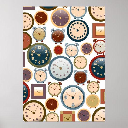 oud klokkenteken poster (Voorkant)