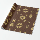 Oud Koffer Inpakpapier (Uitgerold)
