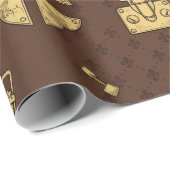 Oud Koffer Inpakpapier (Rol Hoek)