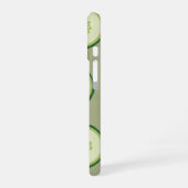 Oud Komkommer Slice Patroon iPhone 16 Hoesje (Linkerkant)