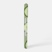Oud Komkommer Slice Patroon iPhone 16 Hoesje (Rechterkant)