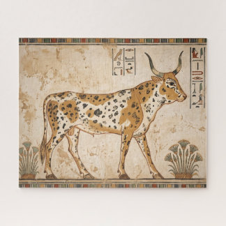Oud Koninkrijk Apis-stier Oude Egyptische Kunst Legpuzzel