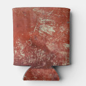 Oud koper: levendige metaaltextuur. blikjeskoeler (Achterkant)