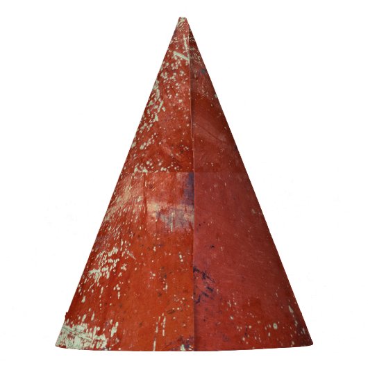 Oud koper: levendige metaaltextuur. feesthoedjes (Achterkant)