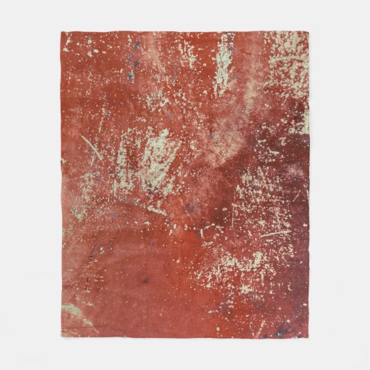 Oud koper: levendige metaaltextuur. fleece deken (Voorkant)