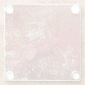 Oud koper: levendige metaaltextuur. glazen onderzetter (Achterkant)