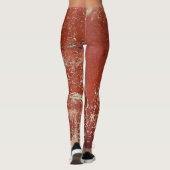 Oud koper: levendige metaaltextuur. leggings (Achterkant)