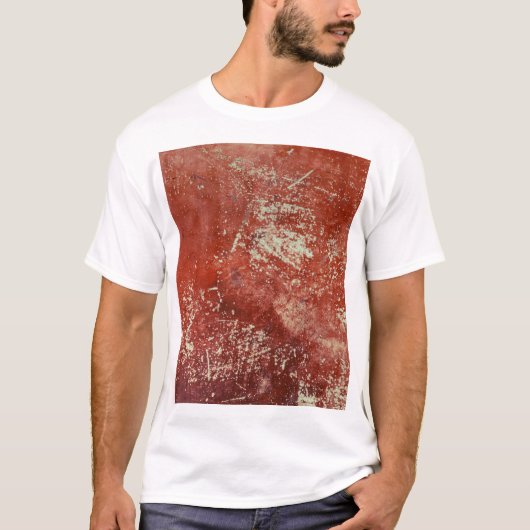 Oud koper: levendige metaaltextuur. t-shirt (Voorkant)