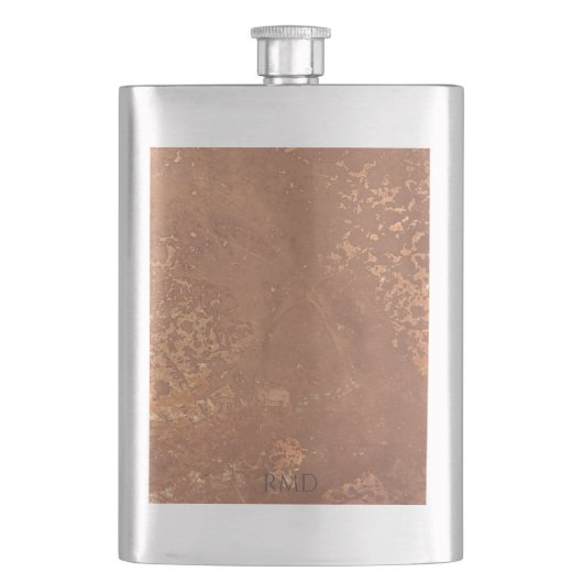 Oud koperoppervlak flacon (Voorkant)