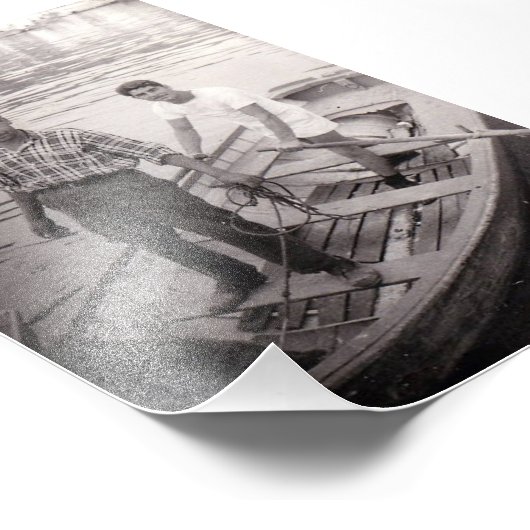 oud korfoe foto afdruk (Hoek)