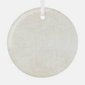 Oud kraftpapier-document: geweven achtergrond glas ornament (Voorkant)