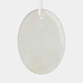 Oud kraftpapier-document: geweven achtergrond glas ornament (Voorkant links)